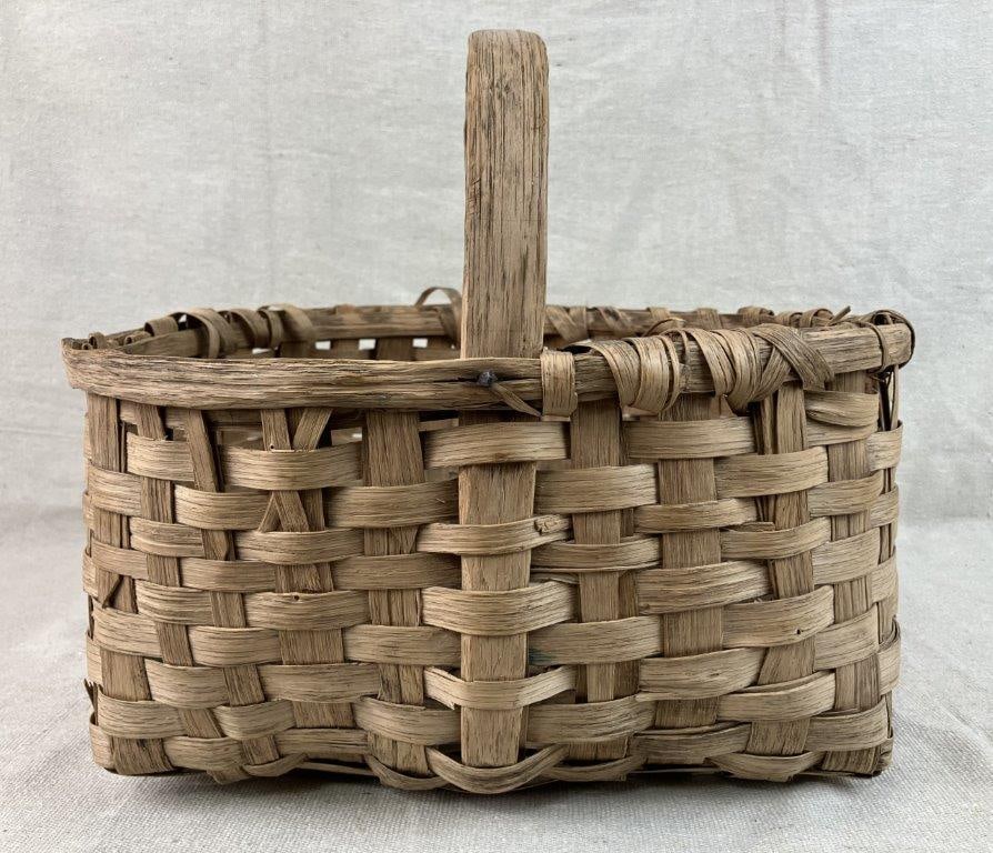 Three Country Split Oak Gathering Baskets - 11