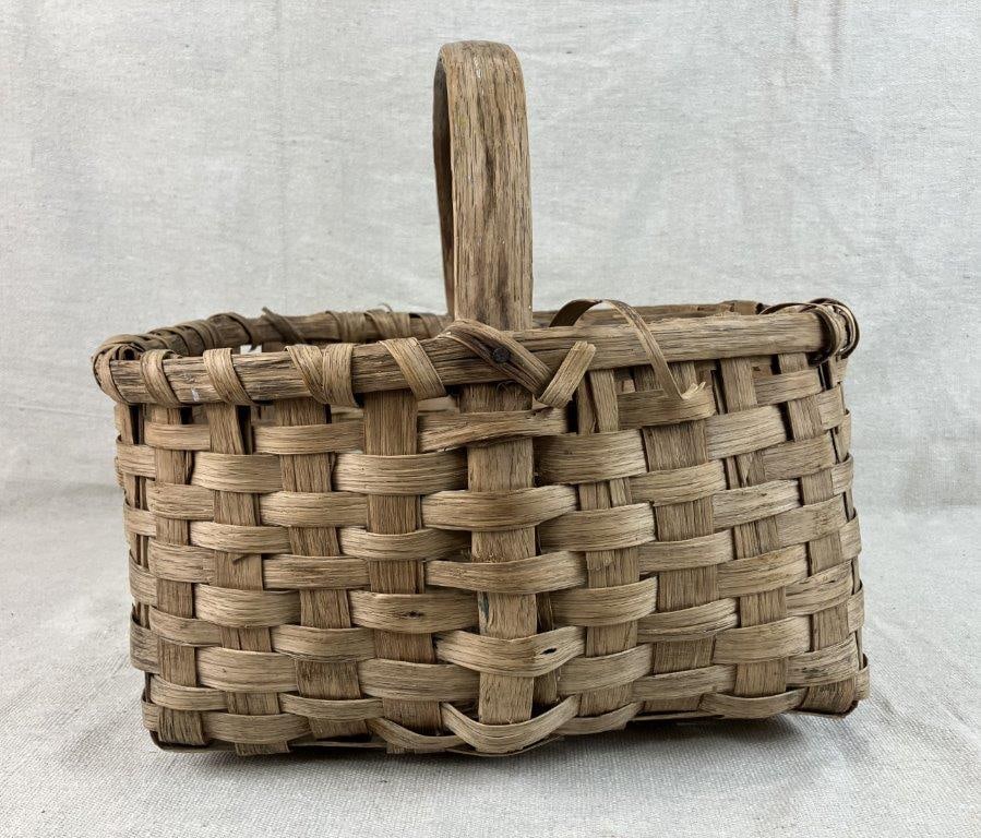 Three Country Split Oak Gathering Baskets - 13