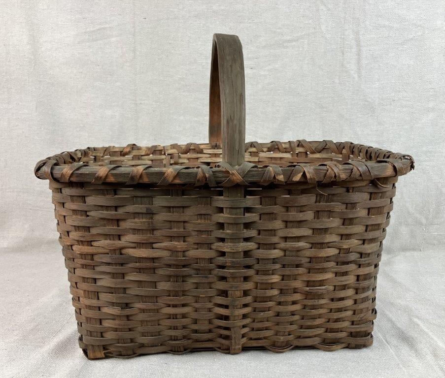 Three Country Split Oak Gathering Baskets - 17
