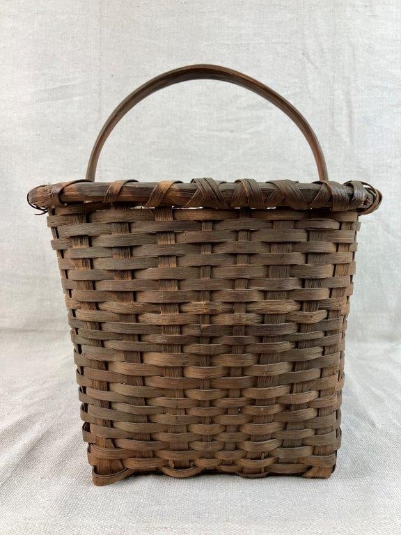 Three Country Split Oak Gathering Baskets - 18