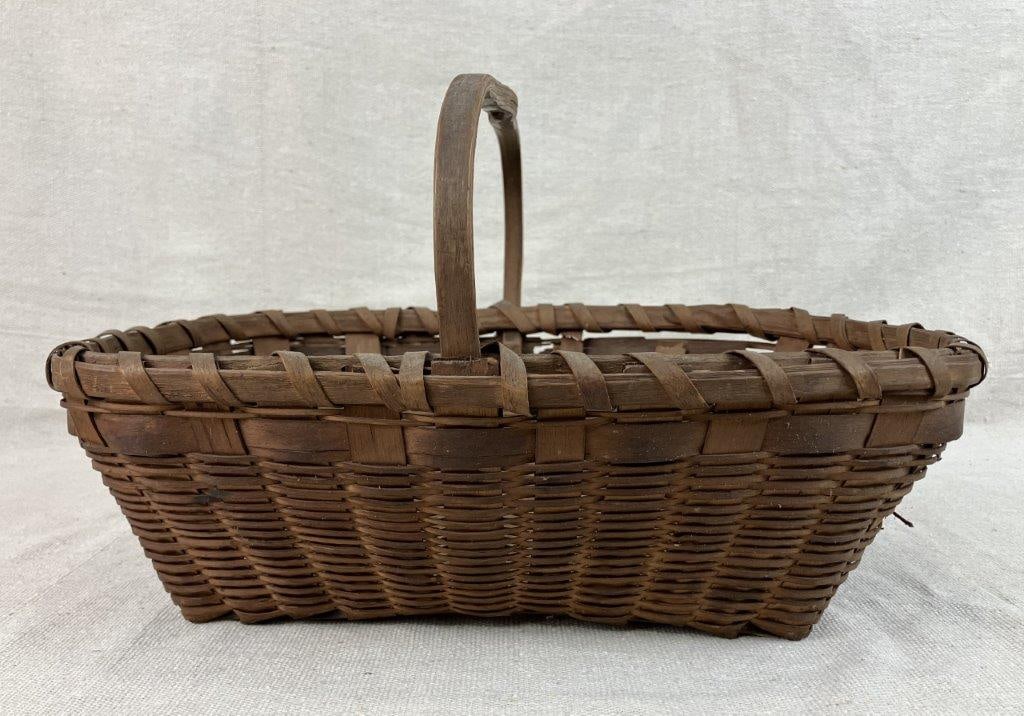 Three Country Split Oak Gathering Baskets - 7