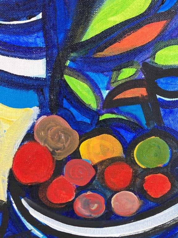 Walter Taft Bradshaw Abstract Still Life Oil Painting - 3