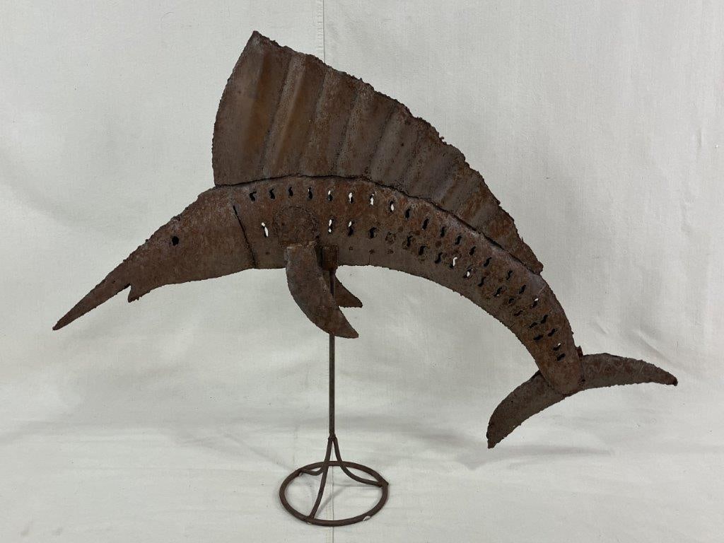 Jumping Sailfish Sculpture - 4