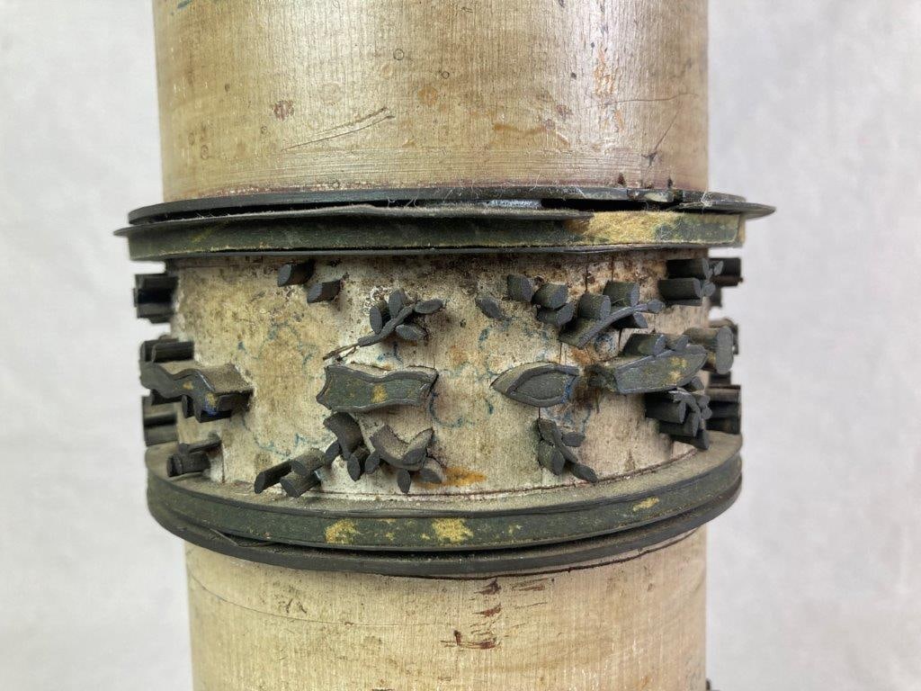 Antique Printing Roller Lamp - 3