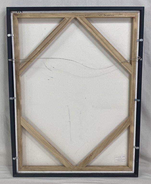 Walter Taft Bradshaw, Saturday Night, Abtract Oil Painting - 5