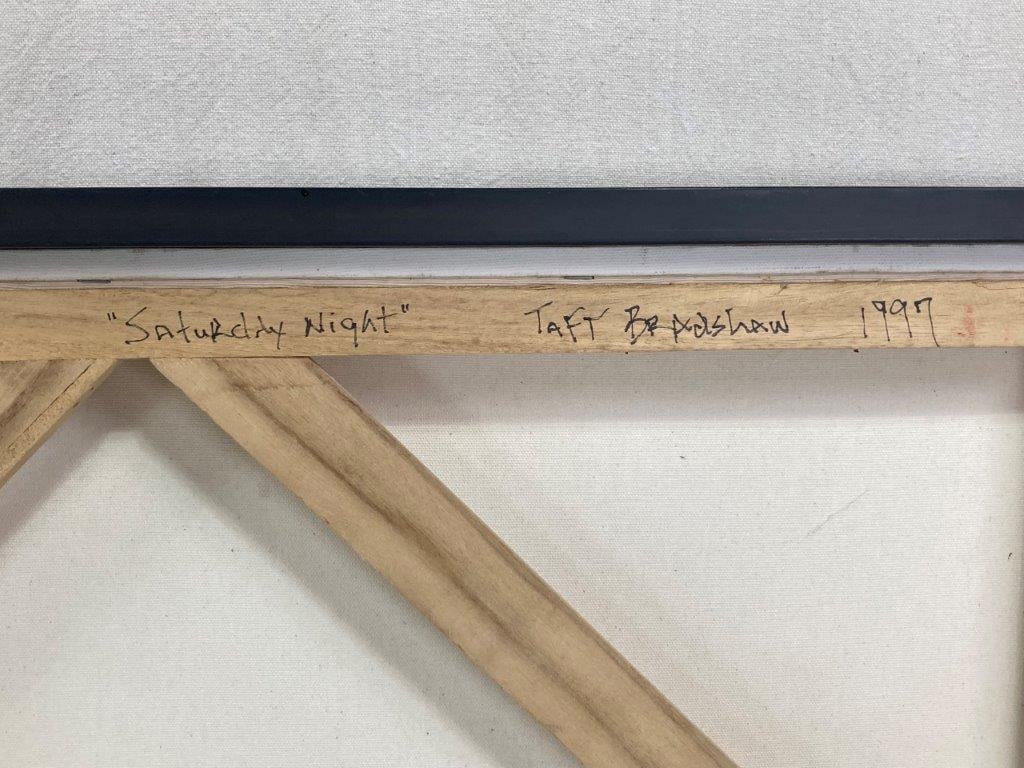 Walter Taft Bradshaw, Saturday Night, Abtract Oil Painting - 6