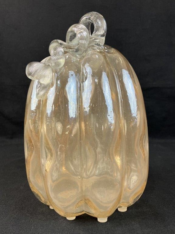 Handblown Glass Pumpkin - 2