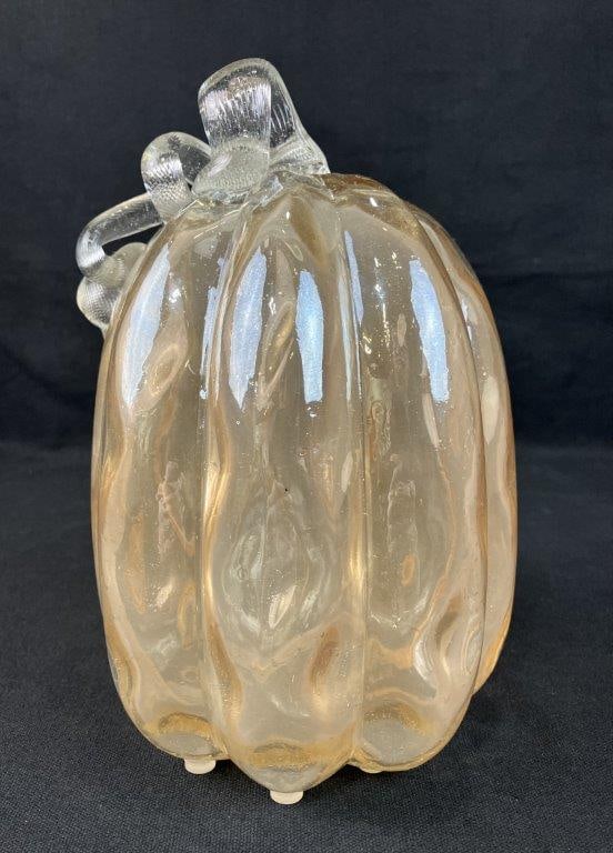 Handblown Glass Pumpkin - 6
