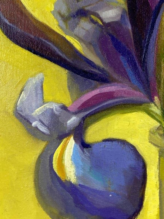 Tracy Hurley, Bearded Iris Couple, Oil Painting - 3