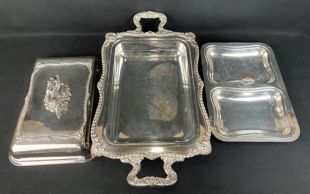 Silverplate Vegetable Server - 11