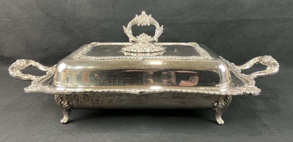 Silverplate Vegetable Server - 2