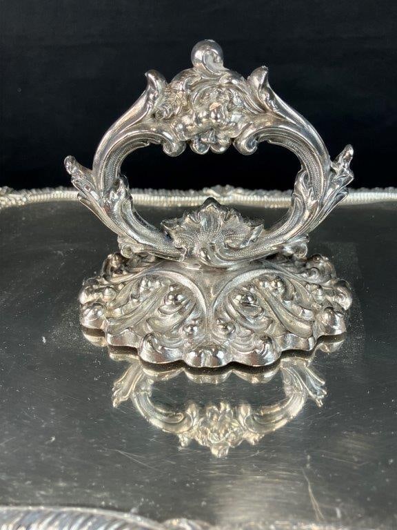 Silverplate Vegetable Server - 3