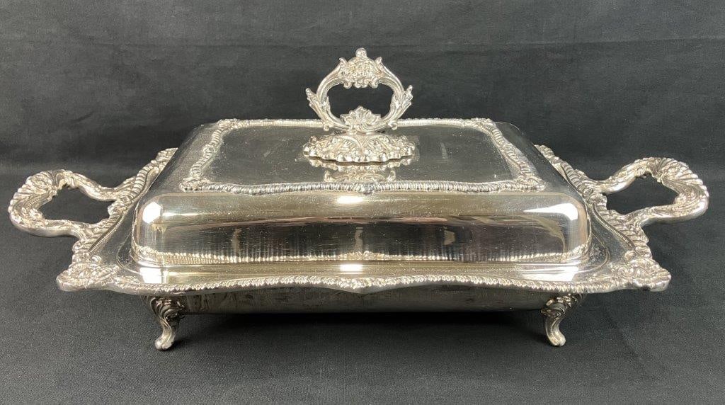 Silverplate Vegetable Server - 7