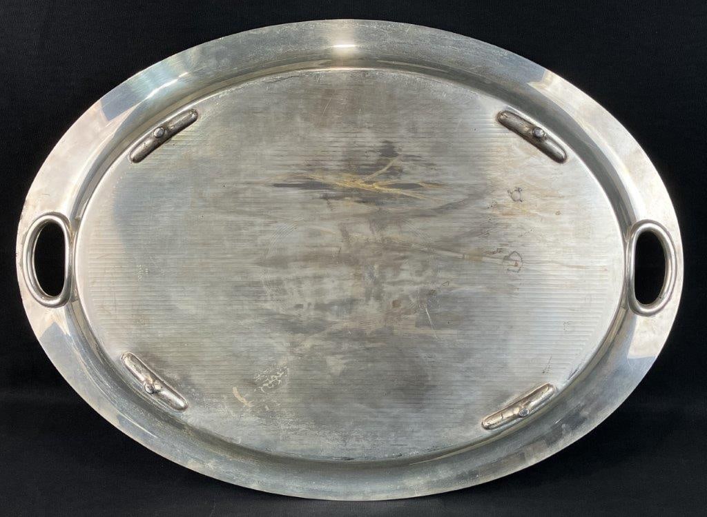 Silverplate Towle Serving Tray - 3