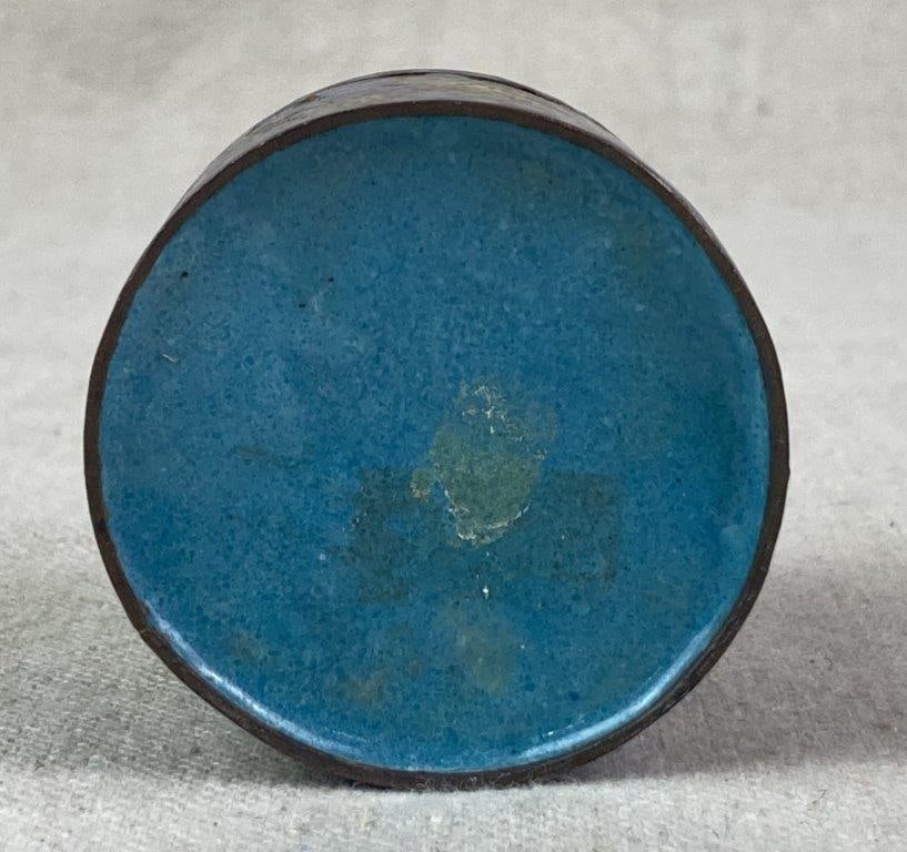 Chinese Dragon Cloisonne Trinket Box - 8