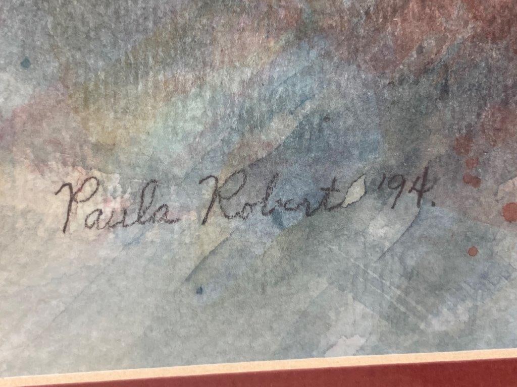 Paula Robert, Amaryllis Blossoms Watercolor Painting - 3