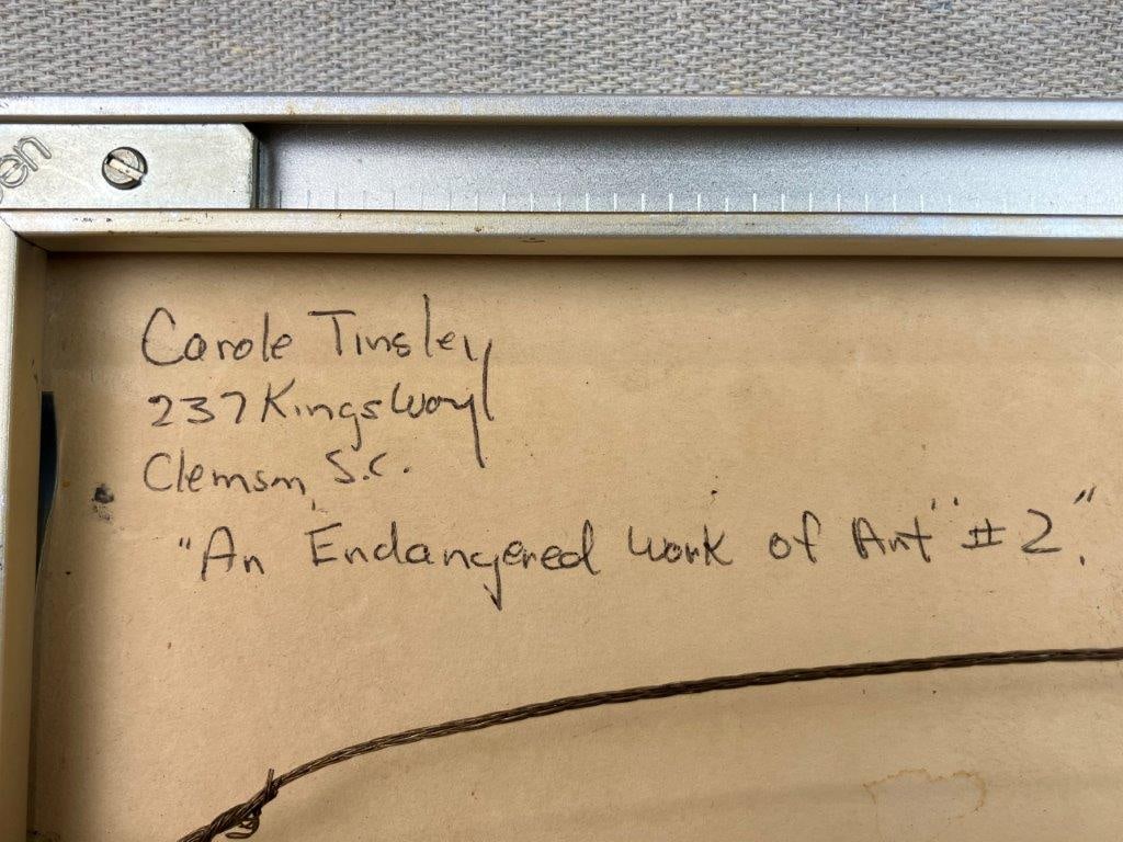 Carole Tinsley An Endangered Work of Art Architectural Watercolor Painting - 7