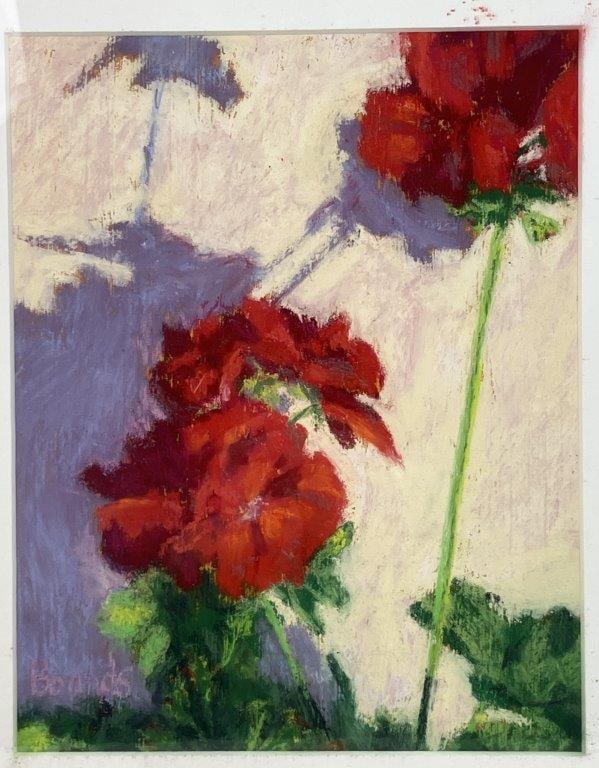 Connie Winters Pastel Flower Drawing - 2