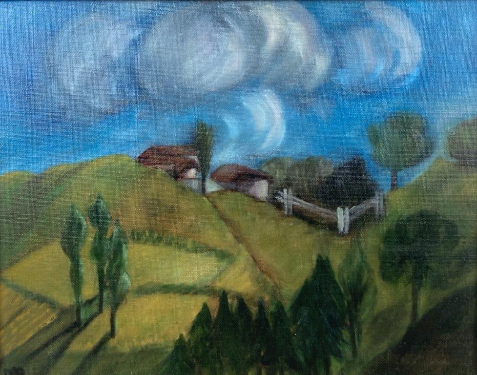 Italian Landscape Oil Painting - 2