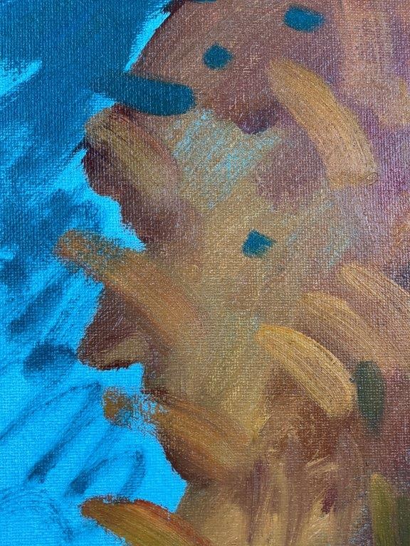 Abstract Fall Landscape Oil Painting - 3