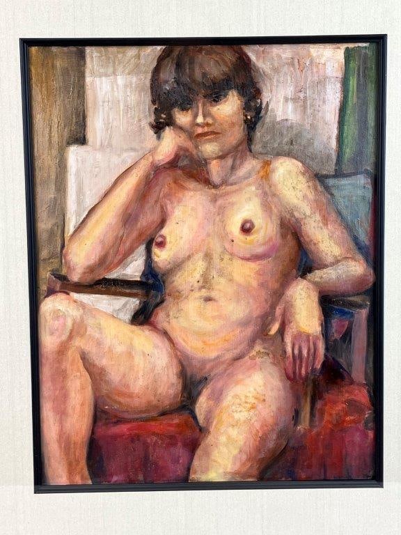 Nude Female Figure Oil Painting - 2