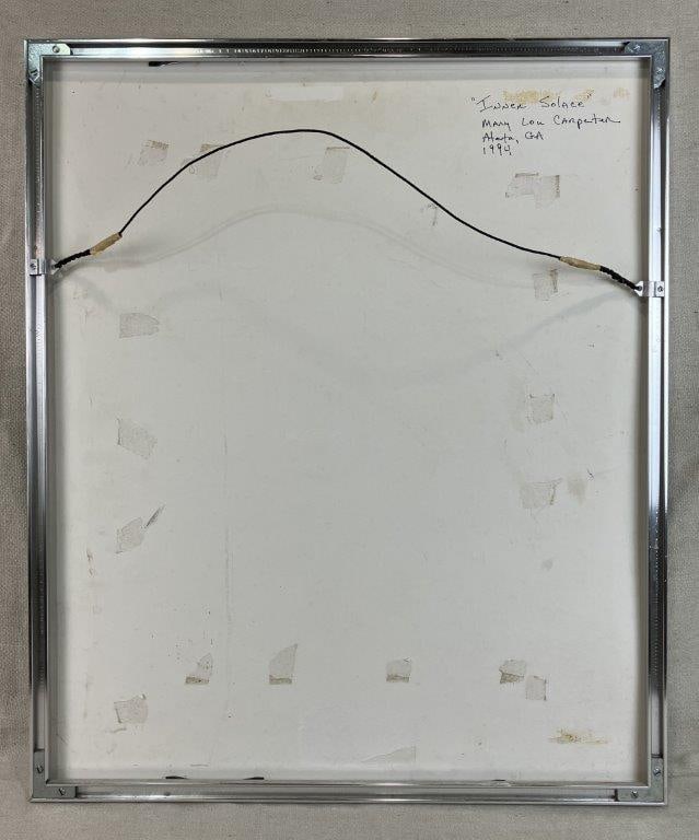 Mary Lou Carpenter Inner Solace Abstract Oil Pastel Drawing - 7