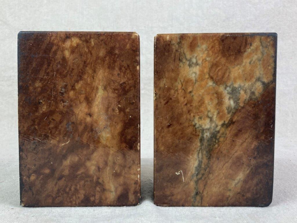 Alabaster Book Bookends - 3