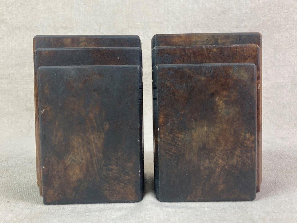 Alabaster Book Bookends - 5