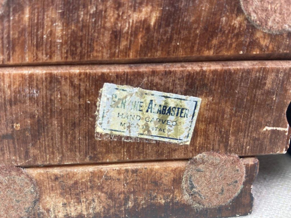 Alabaster Book Bookends - 7