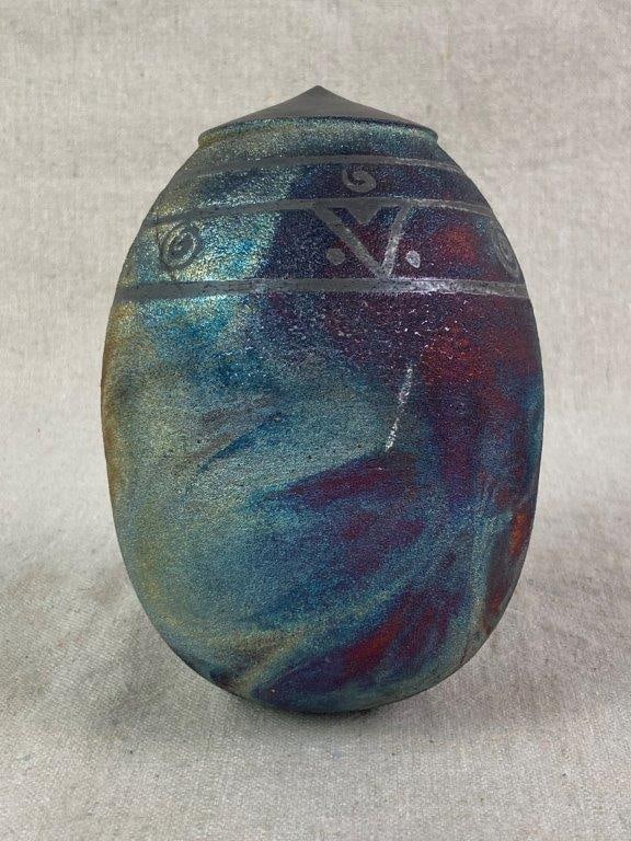 Raku Art Pottery Shakers - 2
