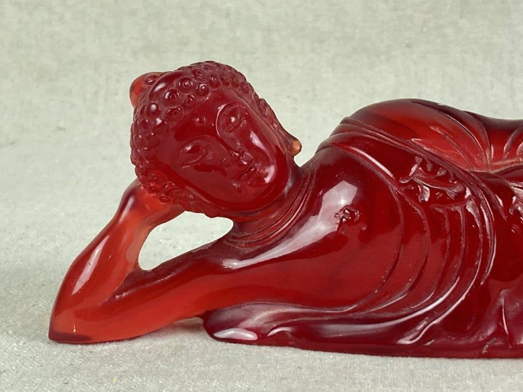 Chinese Reclining Buddha Sculpture - 3