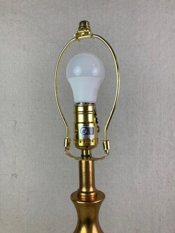Pair of Gold Buffet Lamps - 4