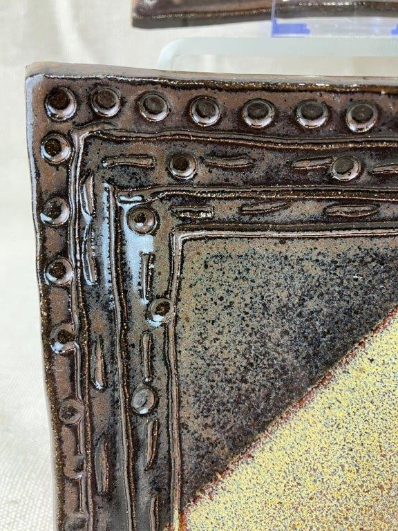 Four Studio Pottery Plates - 2