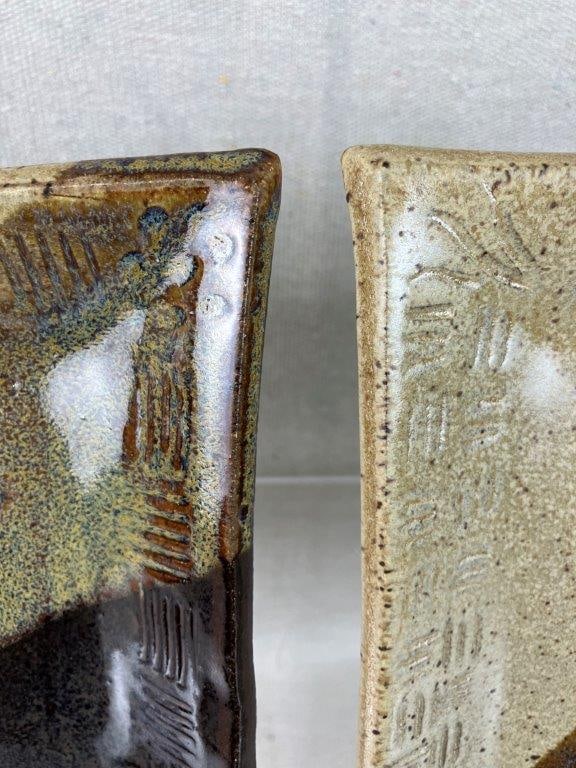 Four Studio Pottery Plates - 4