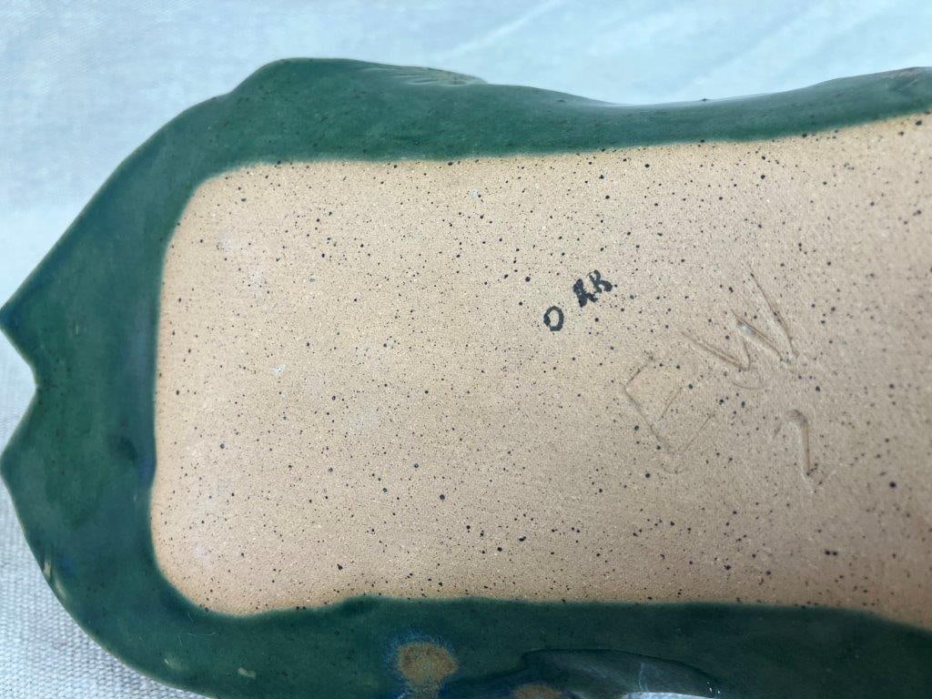 Two Studio Pottery Fish Form Trays - 7