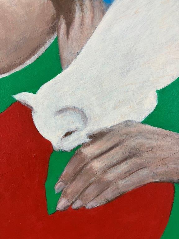 Folk Art Icon Oil Painting - 5