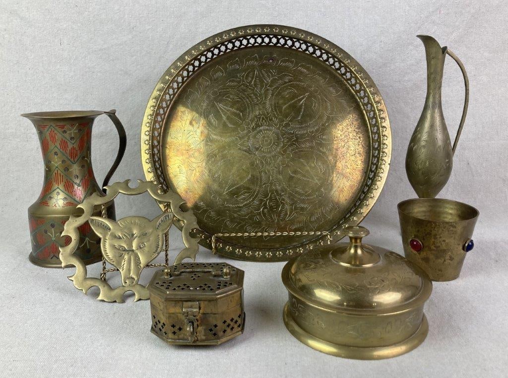 Assorted Brass Decor Lot (1 of 20)
