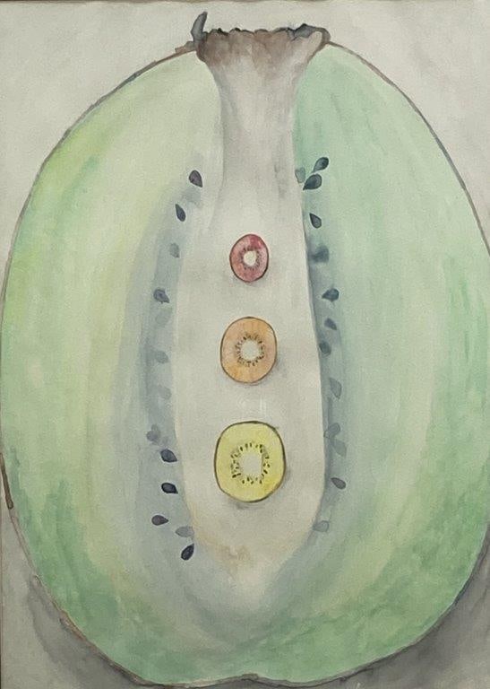 Modern Abstract Still Life Watercolor - 2