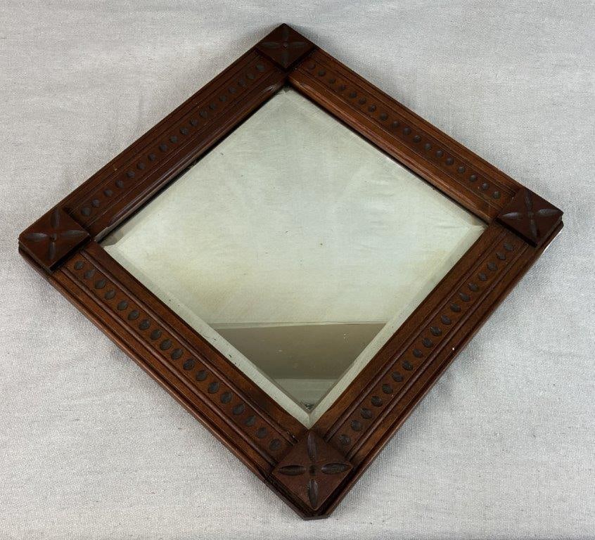 Framed Beveled Mirror (1 of 4)