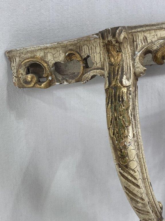 French Louis XV Style Giltwood Console Table - 3