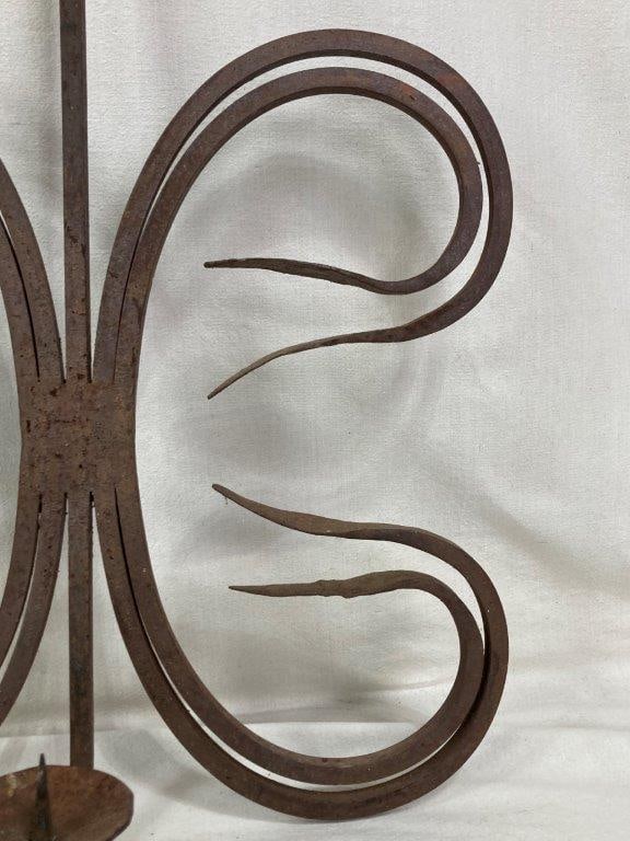 Wrought Iron Wall Sconce - 2