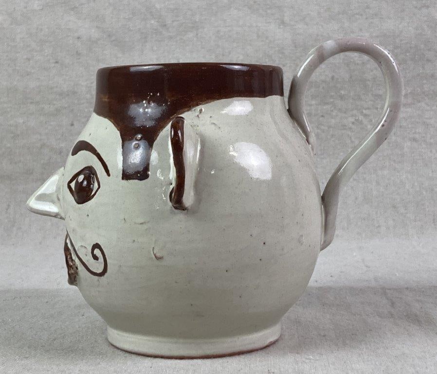 Folk Art Face Mug - 8