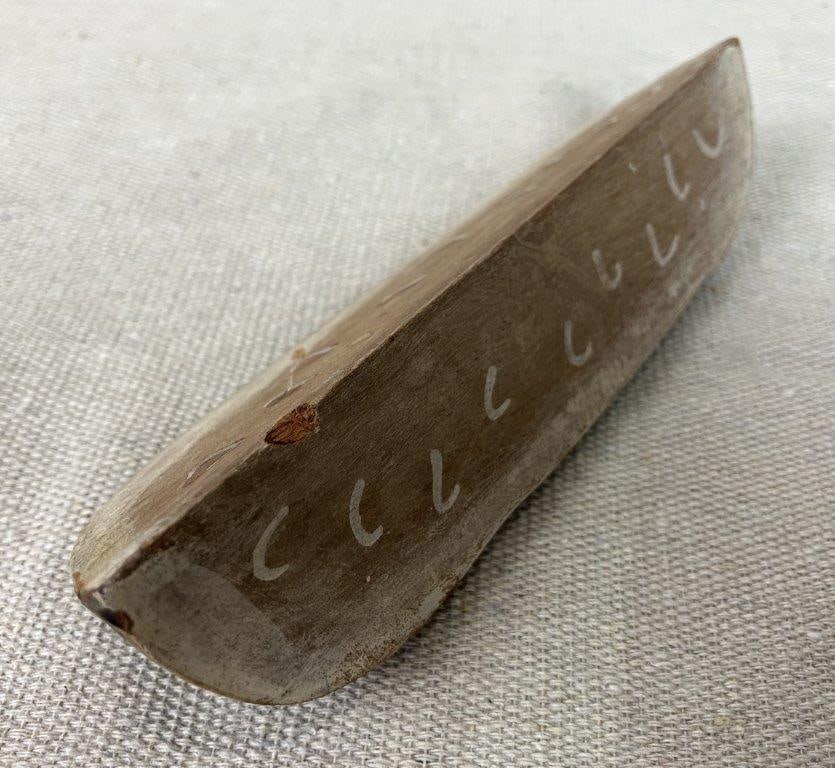 Primitive Folk Art Wood Watermelon - 2