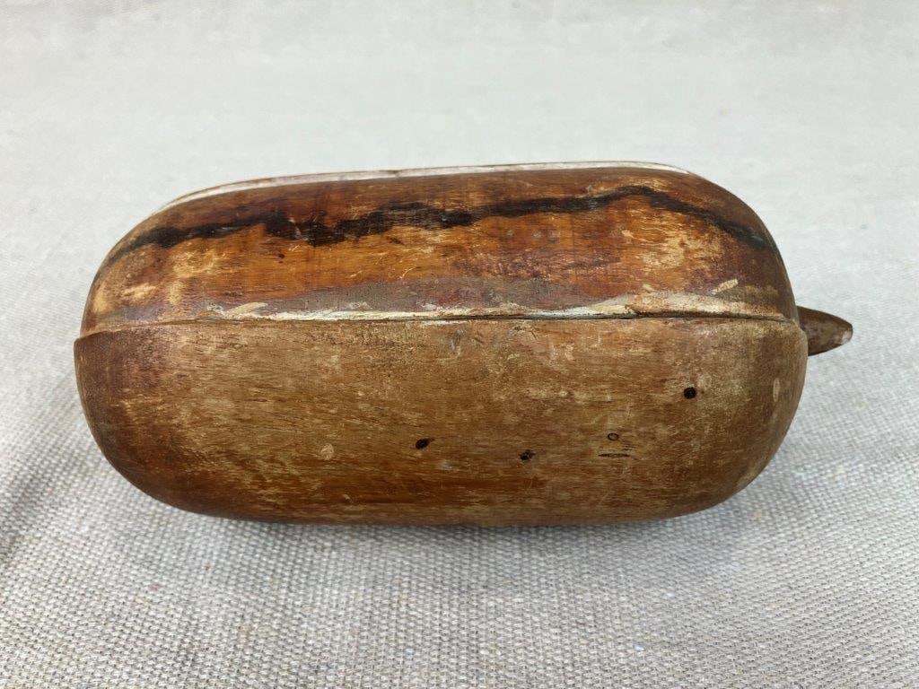 Primitive Folk Art Wood Watermelon - 3