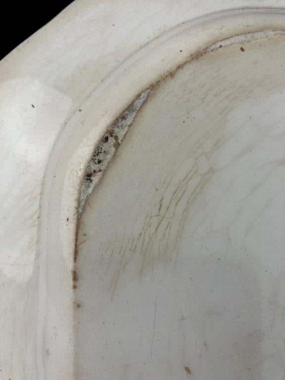 Blue Feather Edge Platter - 4