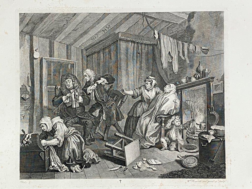 Fourteen Folio Engravings after William Hogarth - 6