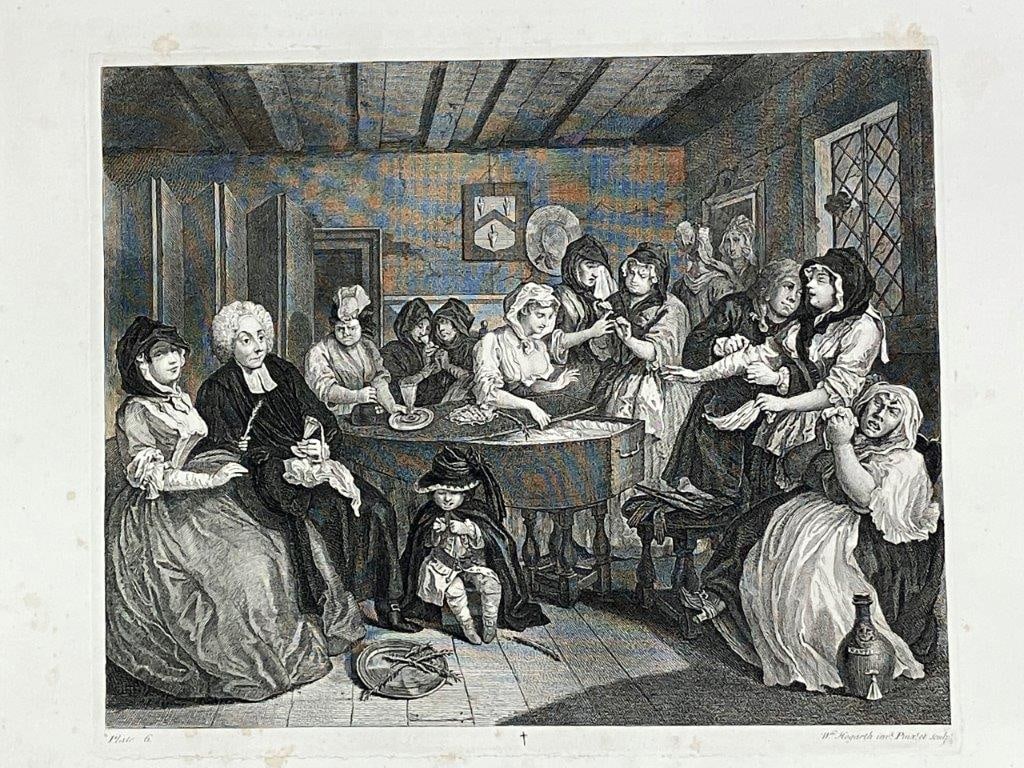 Fourteen Folio Engravings after William Hogarth - 7
