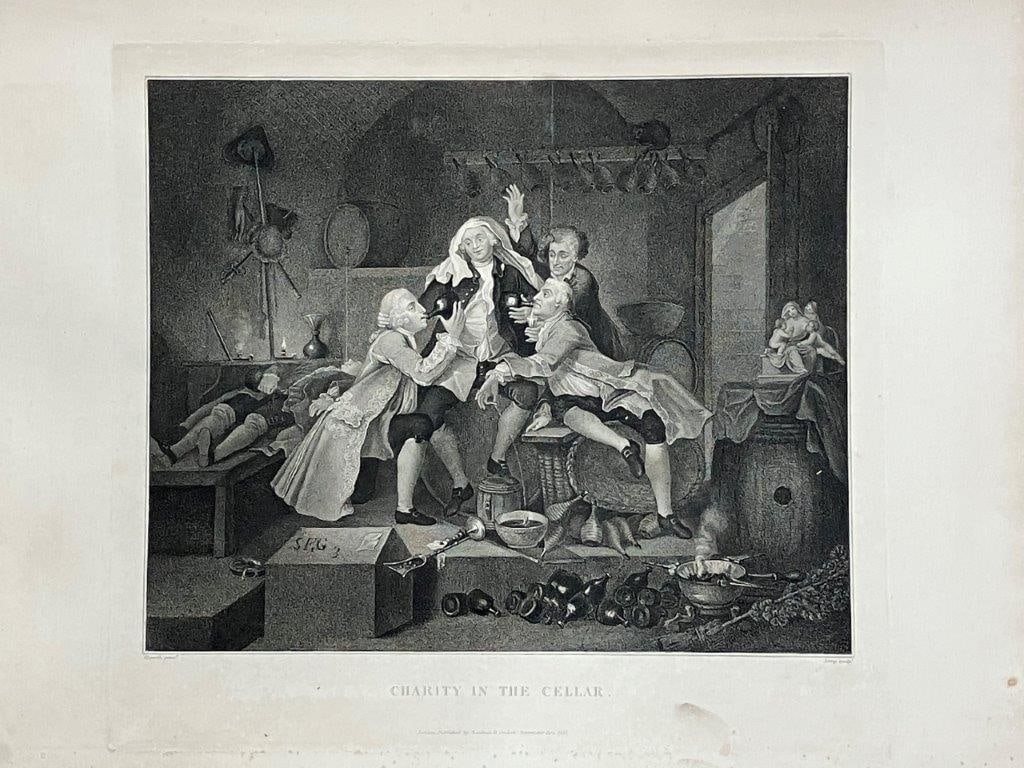 Four Folio Engravings after William Hogarth - 9