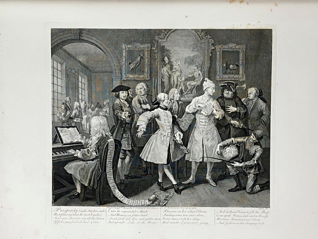 Ten Folio Engravings after William Hogarth - 10