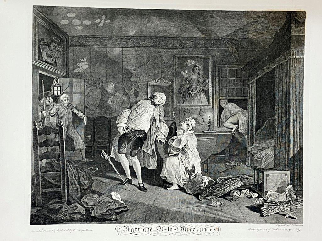 Eight Folio Including A Rake's Progress Engravings after William Hogarth - 12